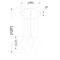 Z-Lite Arden Chandelier, 7-Light, 18 In.W x 12 In.H, Matte Black/Clear 651P-7R-MB - alternate 8